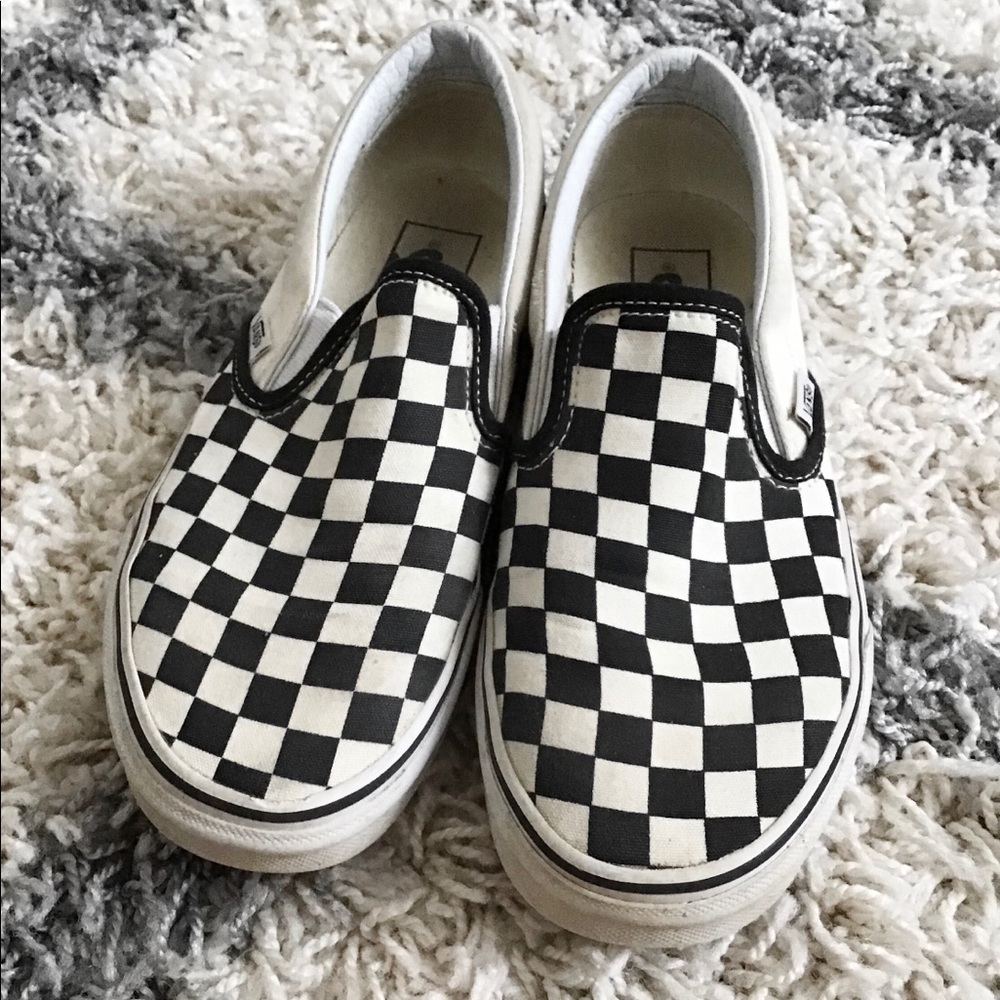 Checkered Vans - image 1
